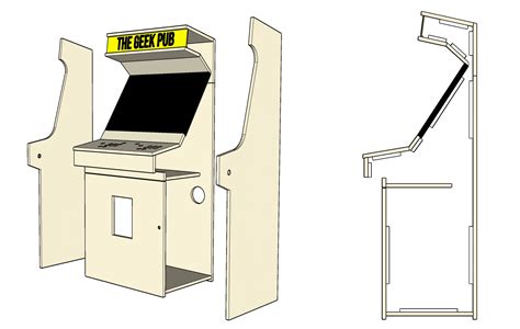 Full size arcade cabinet plans pdf  1 Comment